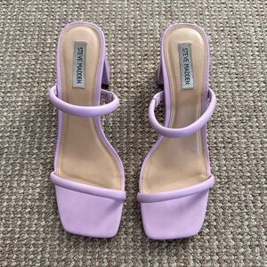 Steve Madden Women's Lilah Sandal a Lilac - size 9.5